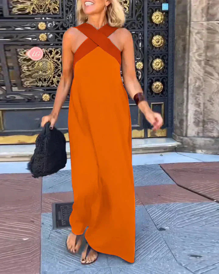 Quirine™ | Abito Maxi con Drappeggio