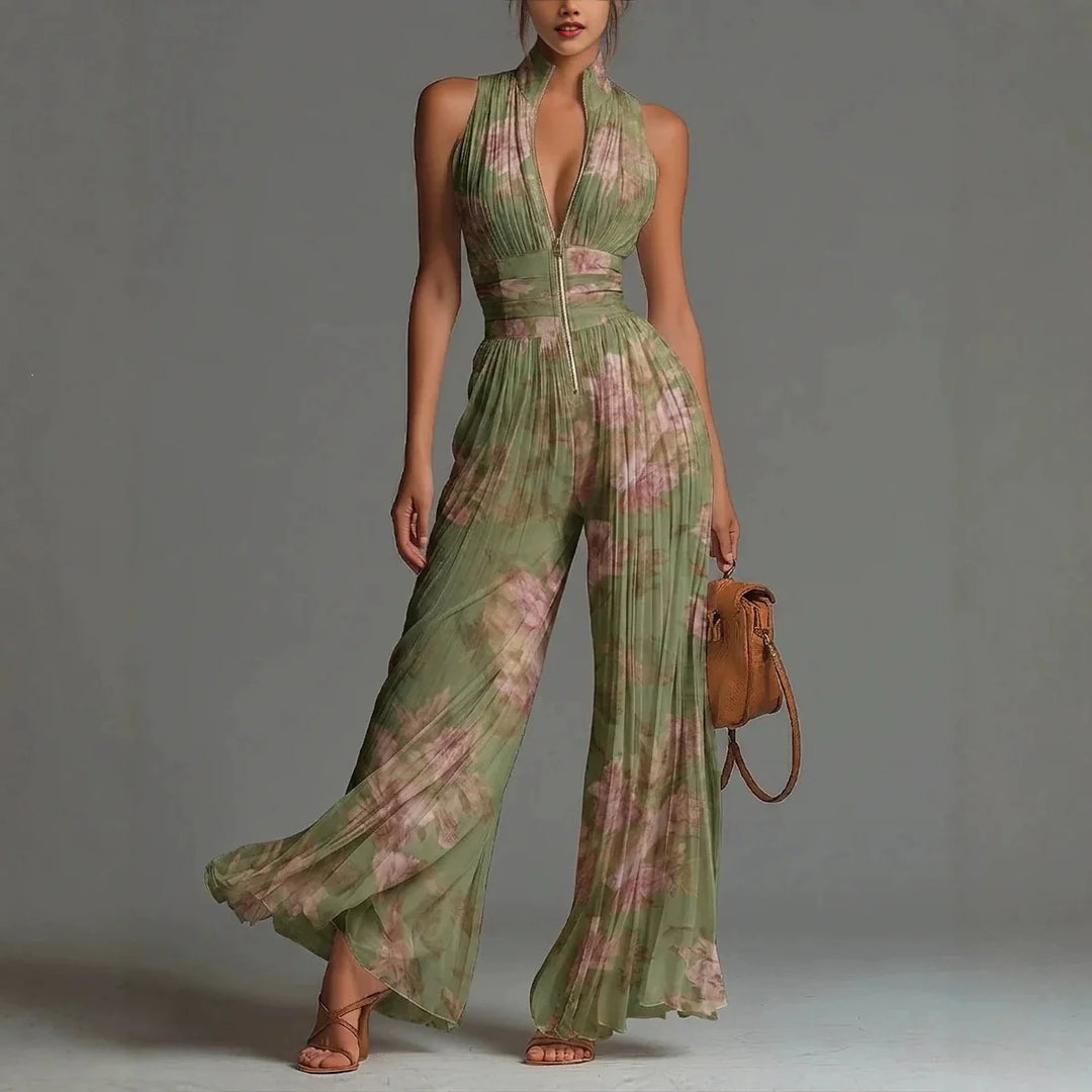 Isbel™ | Tuta Elegante Floreale