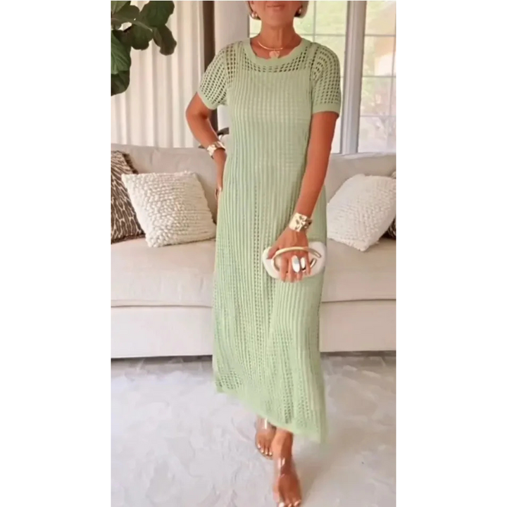 Bethany™ | Abito Maxi Lungo Cut-Out + Sottoveste Inclusa