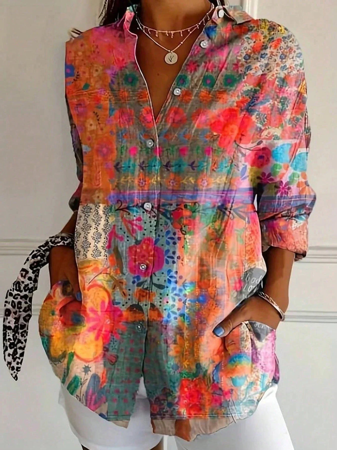 Terri™ | Blusa colorata con stampa vivace