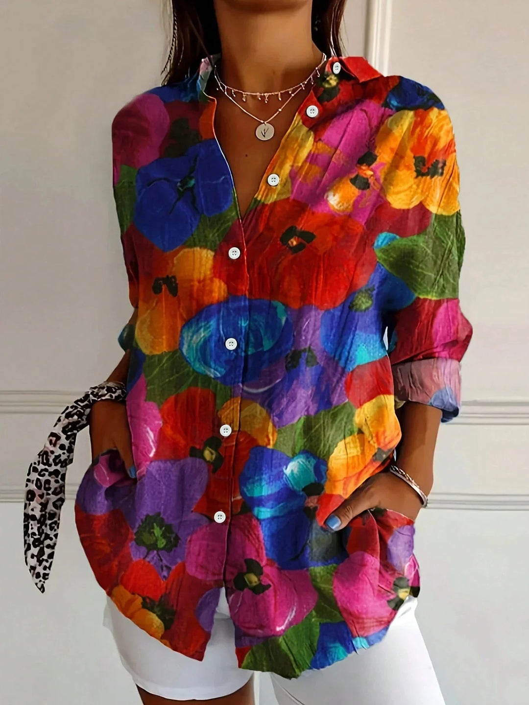 Terri™ | Blusa colorata con stampa vivace