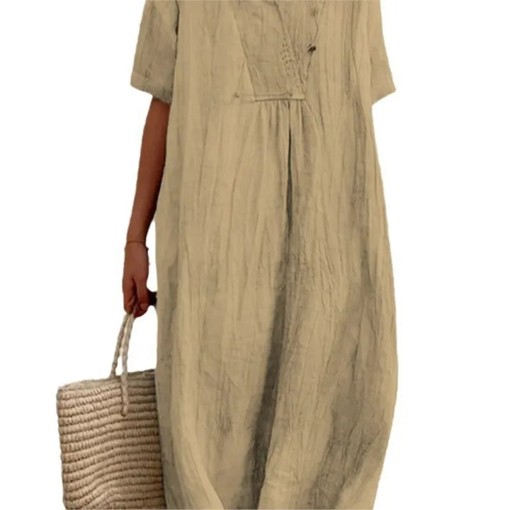 Silvana™ | Abito Maxi Strutturato e Rilassato