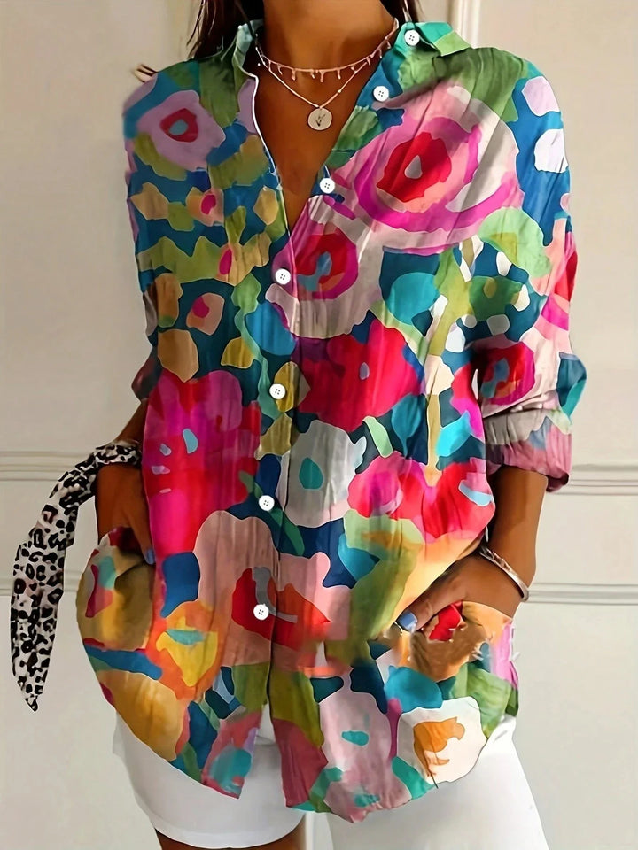 Terri™ | Blusa colorata con stampa vivace