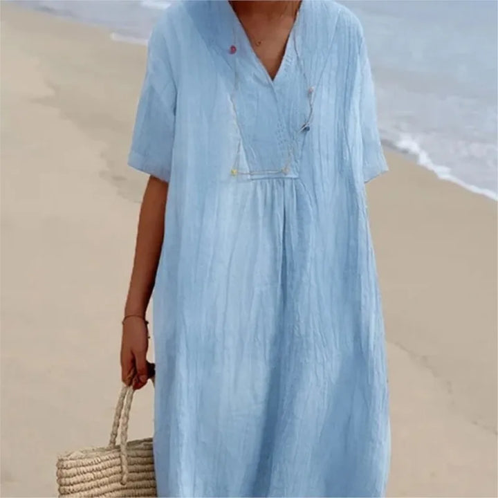 Silvana™ | Abito Maxi Strutturato e Rilassato