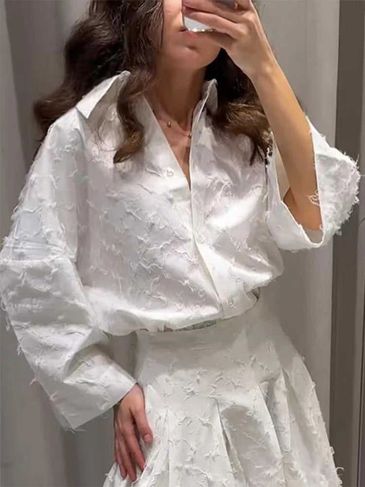 Sofia | Set Camicia e Gonna Plissettata