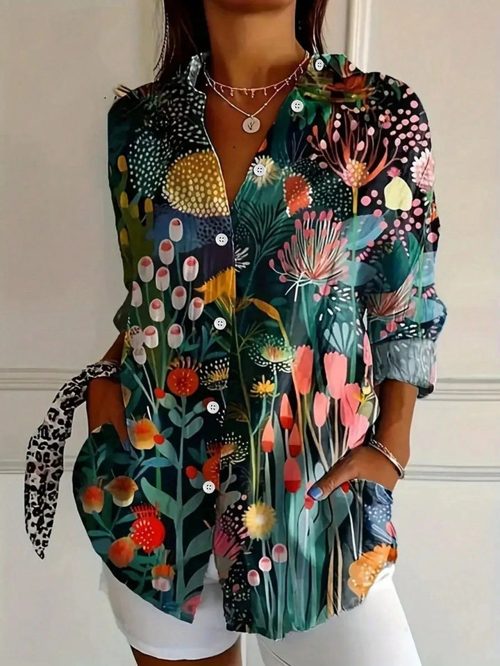 Terri™ | Blusa colorata con stampa vivace