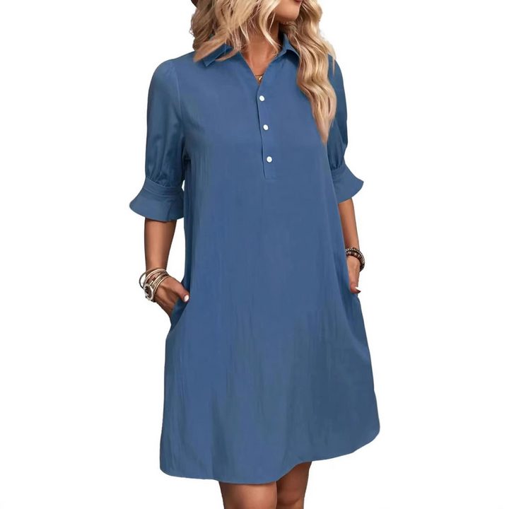 FRANCHESCA™ | Vestito Casual a Bottoni