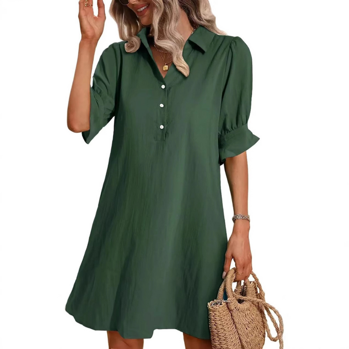FRANCHESCA™ | Vestito Casual a Bottoni