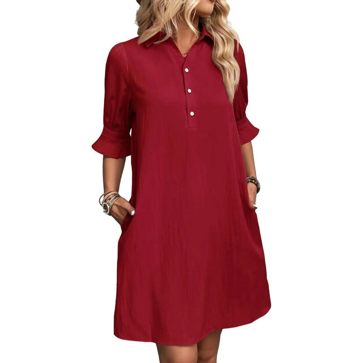 FRANCHESCA™ | Vestito Casual a Bottoni