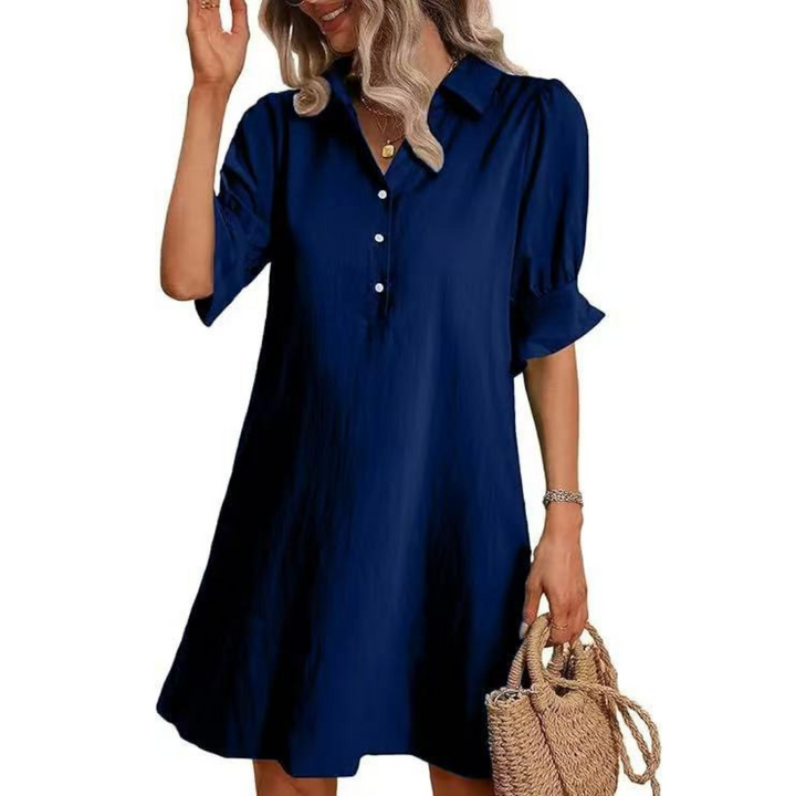 FRANCHESCA™ | Vestito Casual a Bottoni