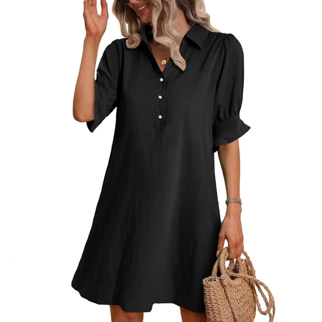 FRANCHESCA™ | Vestito Casual a Bottoni