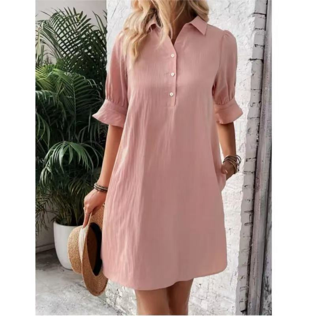 FRANCHESCA™ | Vestito Casual a Bottoni