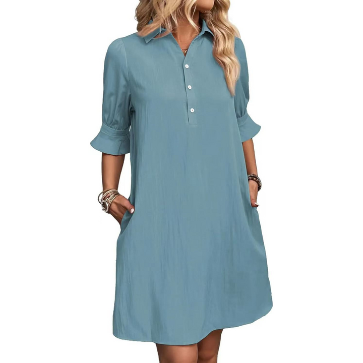 FRANCHESCA™ | Vestito Casual a Bottoni