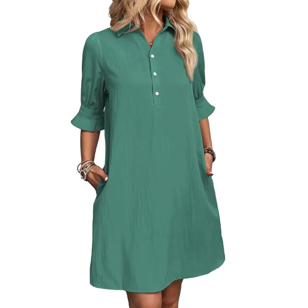 FRANCHESCA™ | Vestito Casual a Bottoni