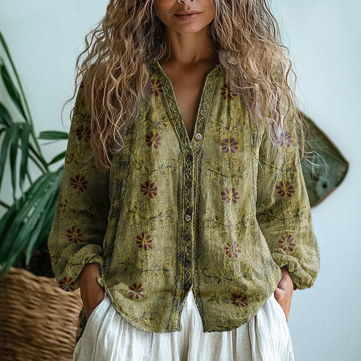 Brianna | Camicia Elegante Fantasia Vintage