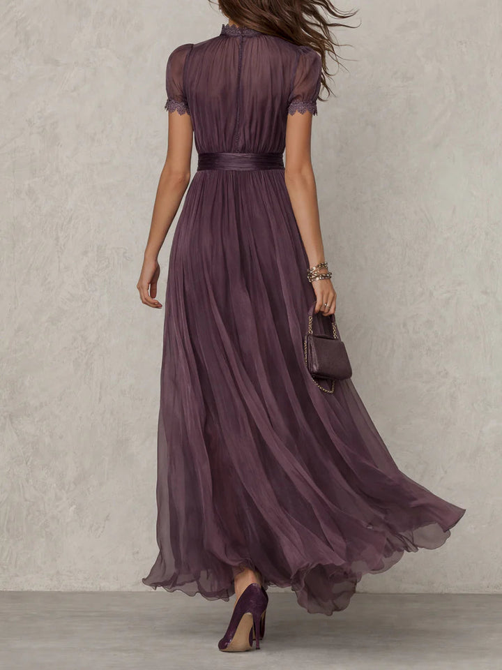 Ashley | Abito maxi elegante in chiffon