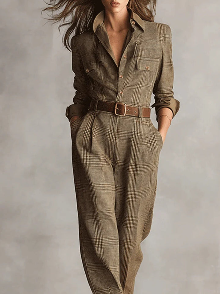 Anna™ | Tuta Elegante a Quadri