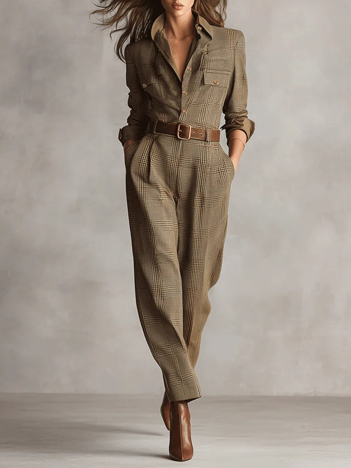 Anna™ | Tuta Elegante a Quadri