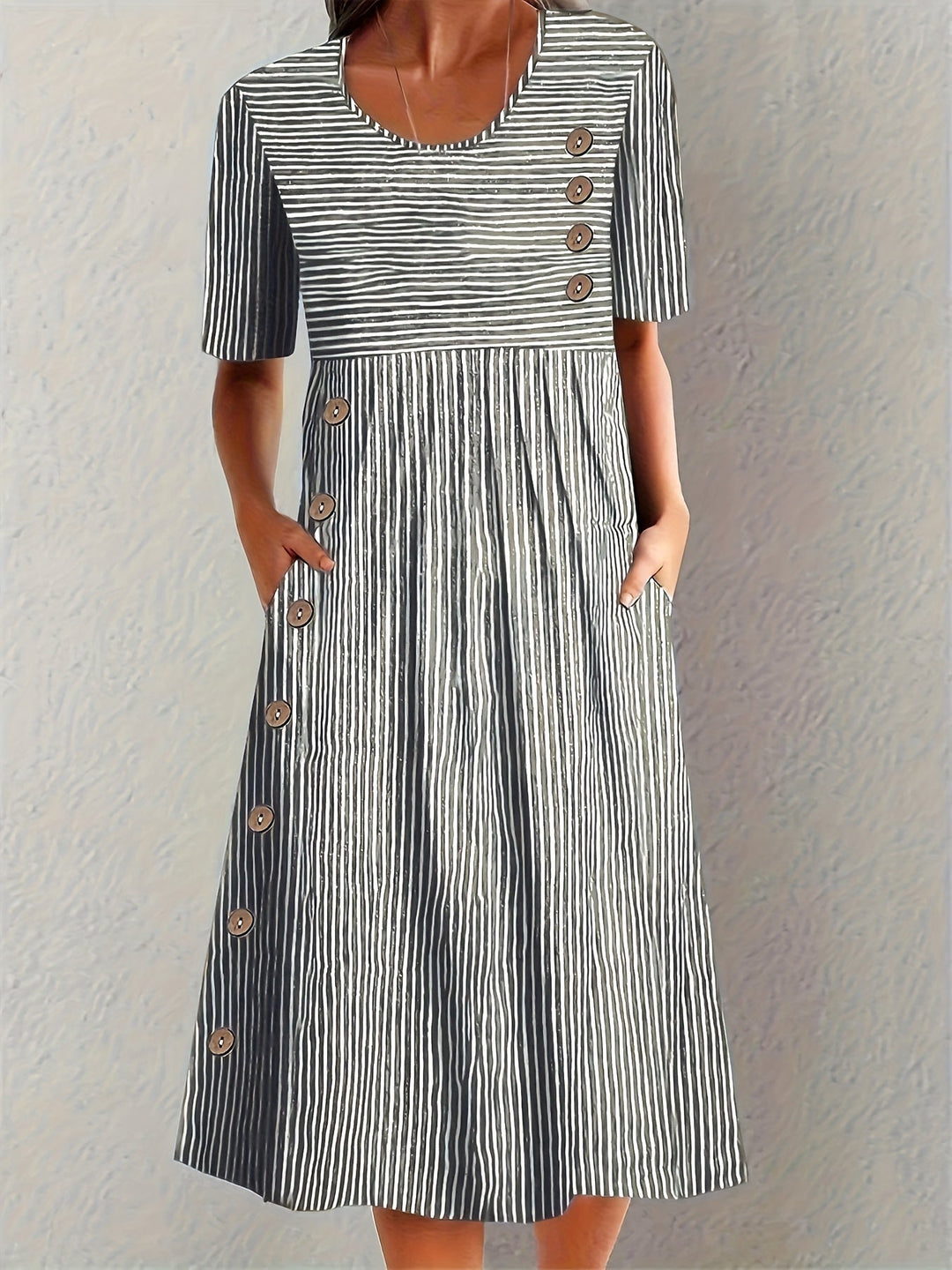 Sofia™ | Vestito Estivo a Righe