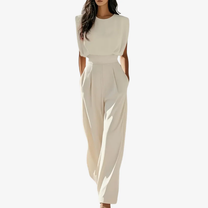 Ariadna | Tuta Elegante Senza Maniche con Cintura