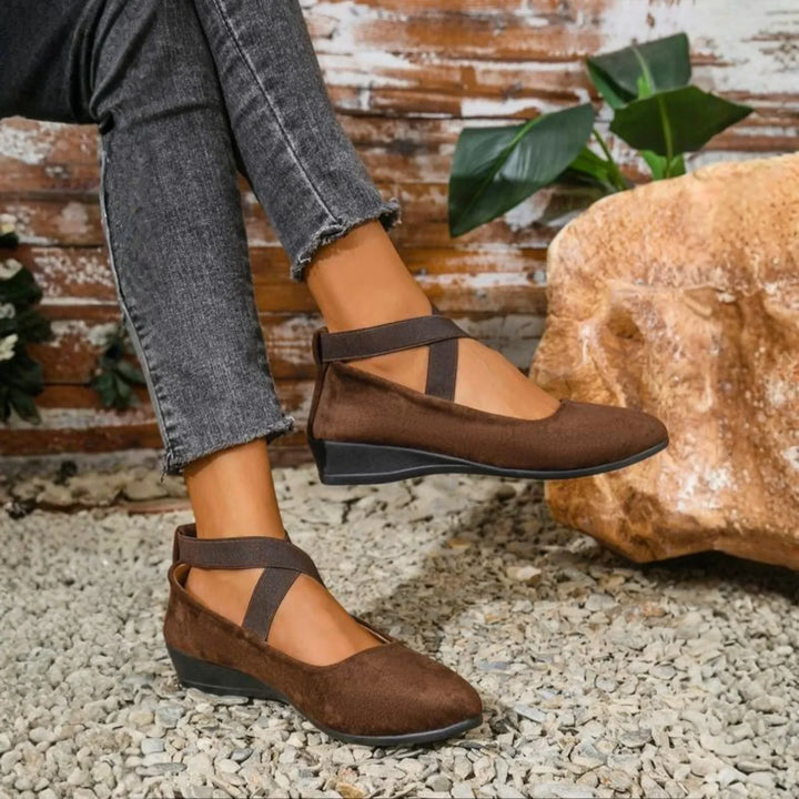 Calerinne | Ballerine con Zeppa a Punta Chiusa