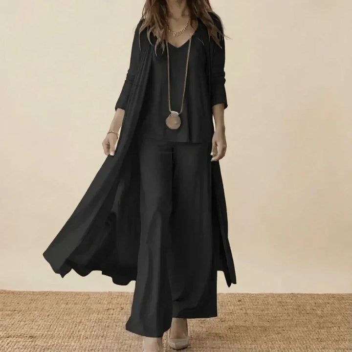 Raquel | Completo Tre Pezzi con Tunica e Pantaloni Ampi