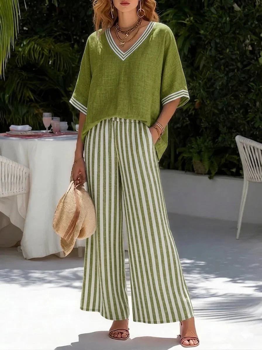 Sienna | Coordinato Due Pezzi a Righe