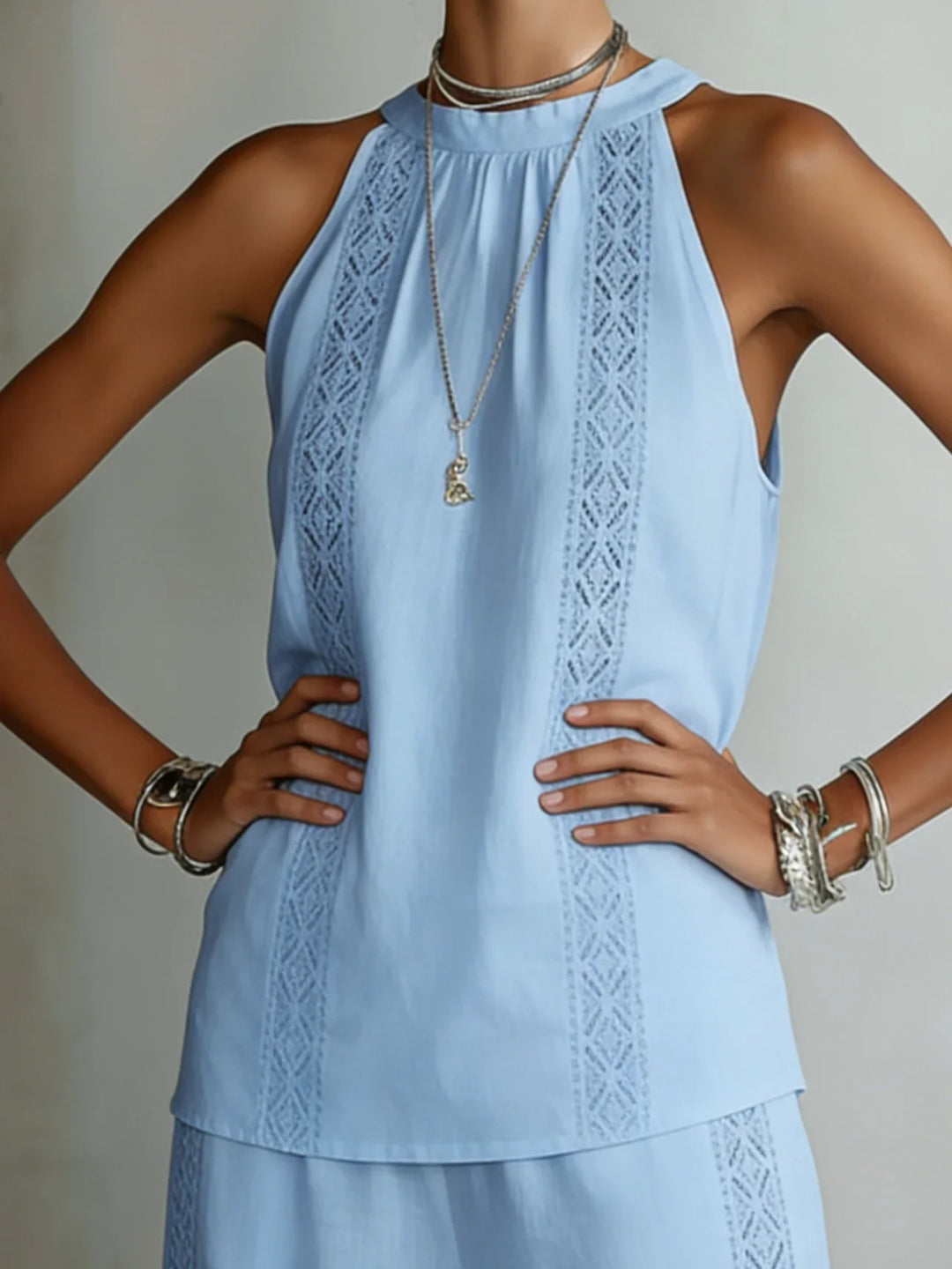 Camilla | Coordinato Due Pezzi con Top Halter