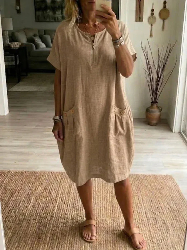 Pascale™ | Abito Maxi con Zip