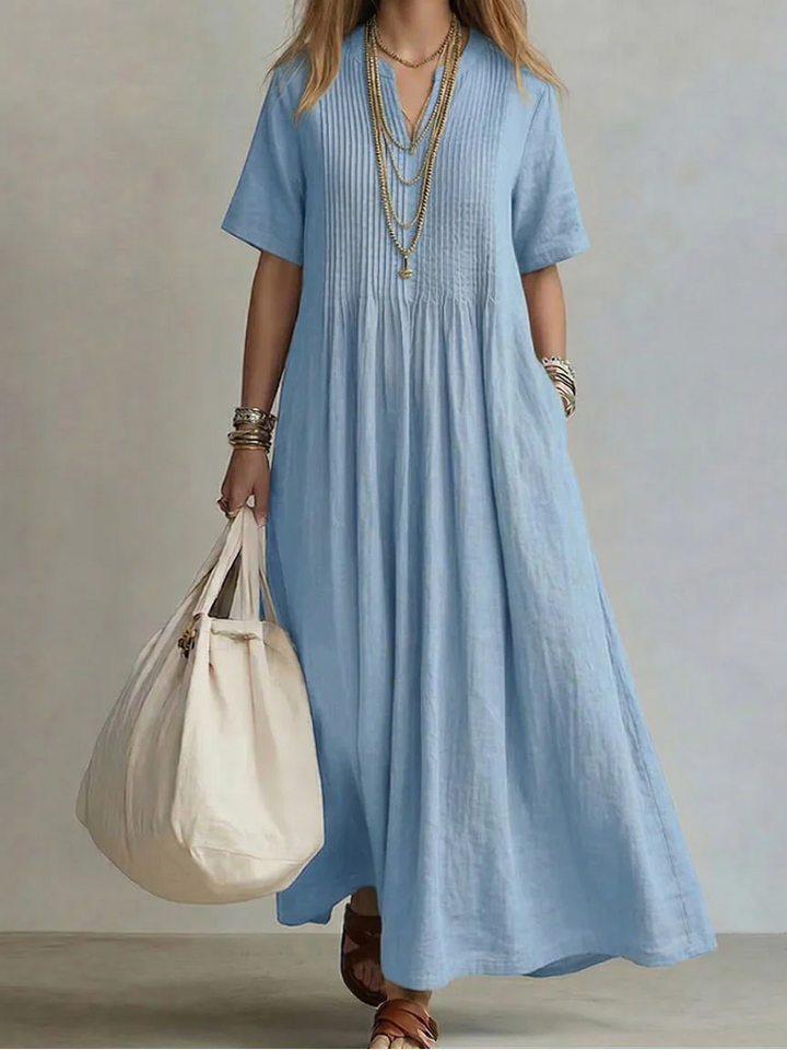 Noor | Abito Plissé Fluente ed Elegante