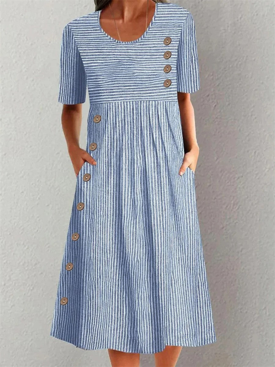 Sofia™ | Vestito Estivo a Righe
