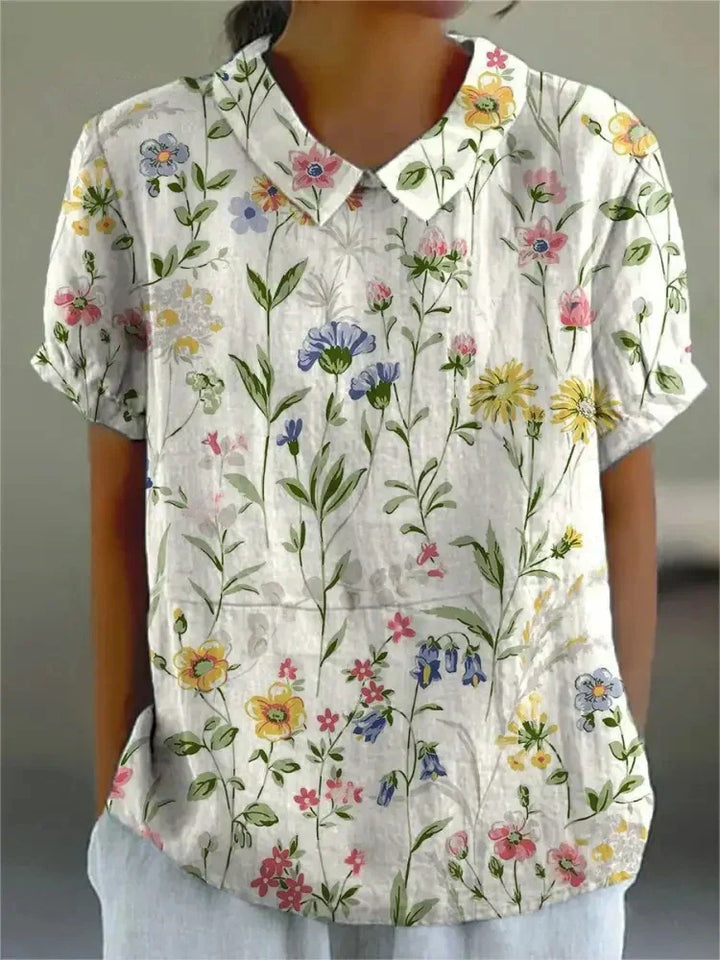 Nancy™ | Camicia floreale elegante