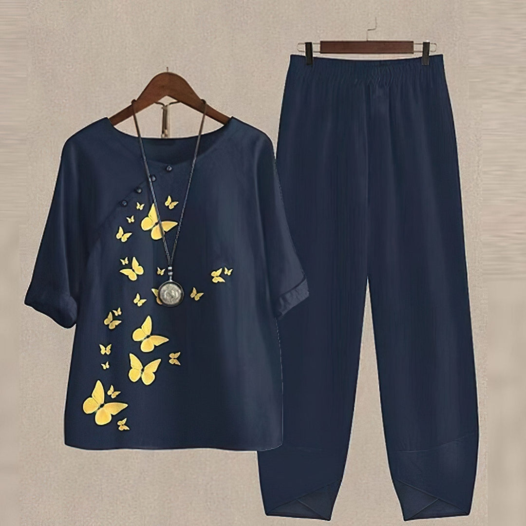 Lilou | Completo camicia e pantaloni comodi e chic