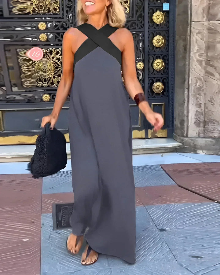 Quirine™ | Abito Maxi con Drappeggio