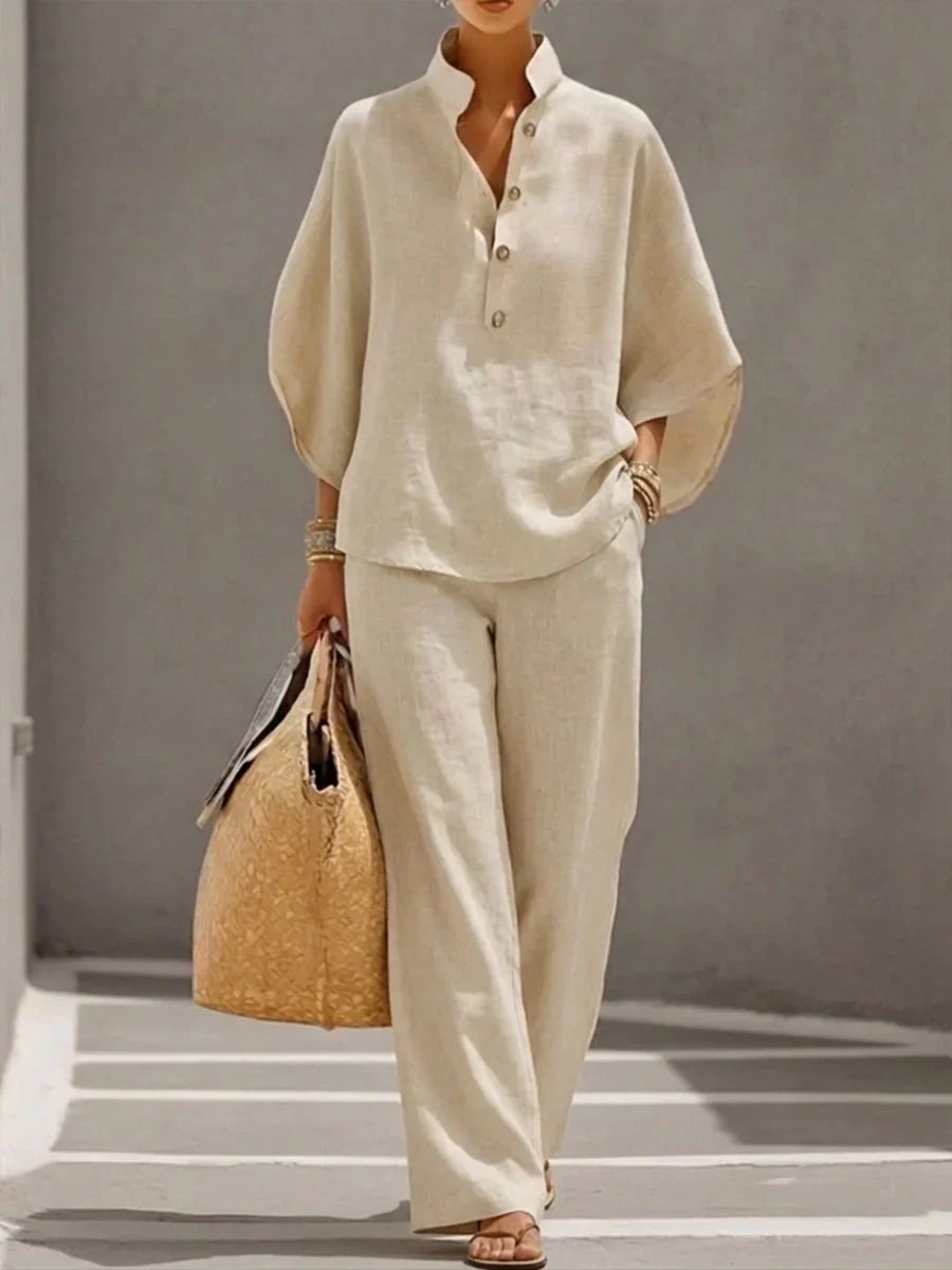 Noelle | Coordinato Due Pezzi con Bottoni