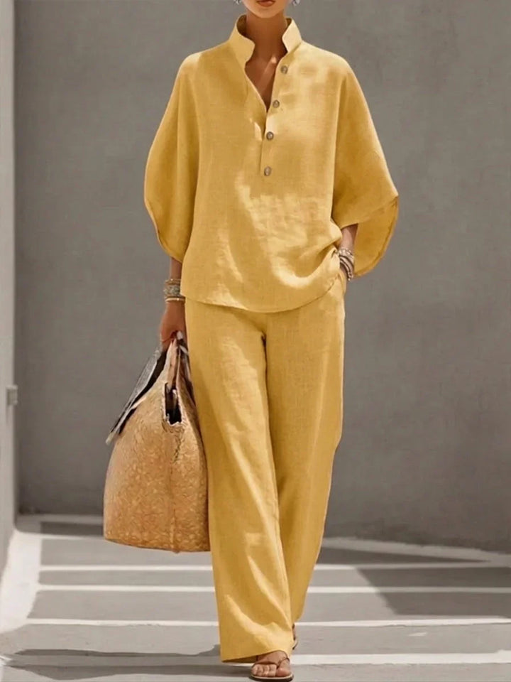 Noelle | Coordinato Due Pezzi con Bottoni