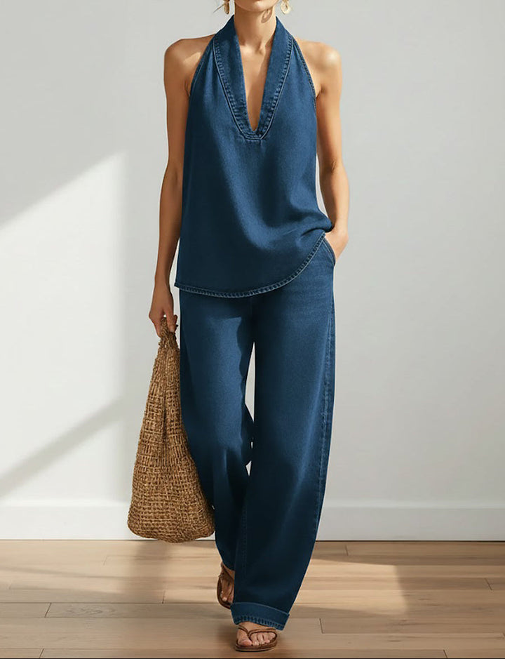 Ivy | Completo Due Pezzi Denim Look Vintage