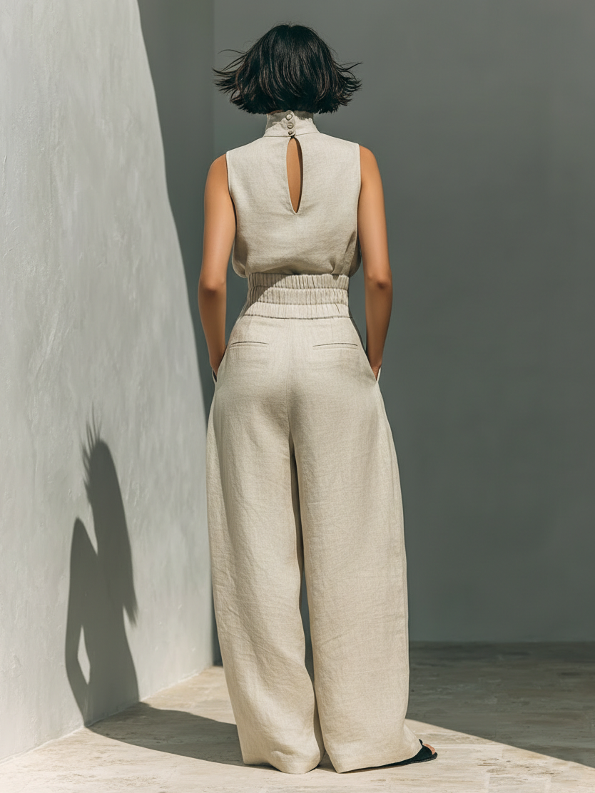 Ariana | Coordinato Elegante a Gamba Larga