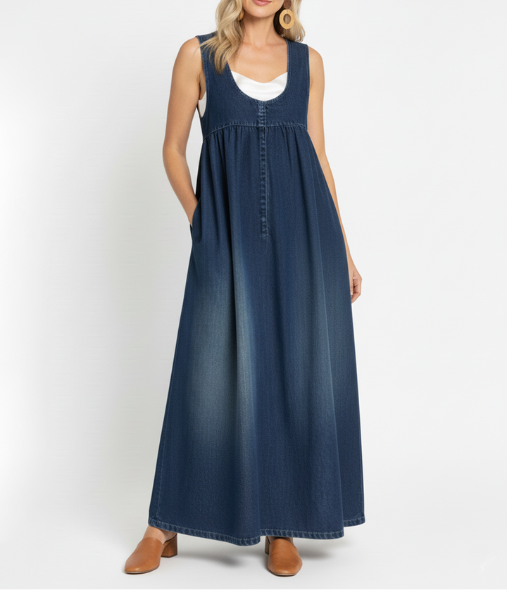Karen | Abito Maxi Denim Vintage