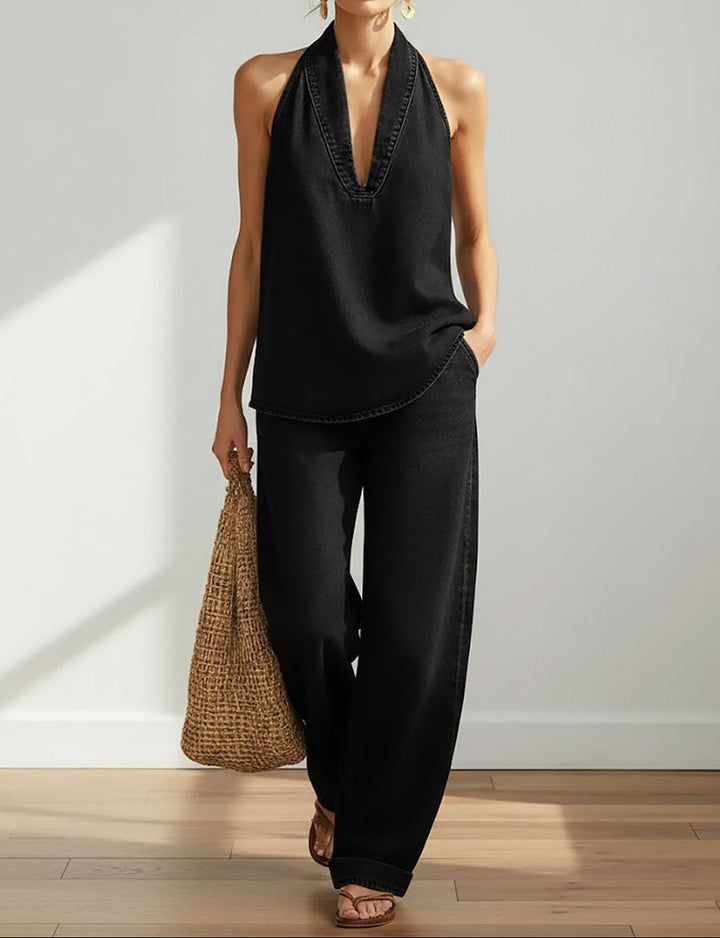 Ivy | Completo Due Pezzi Denim Look Vintage