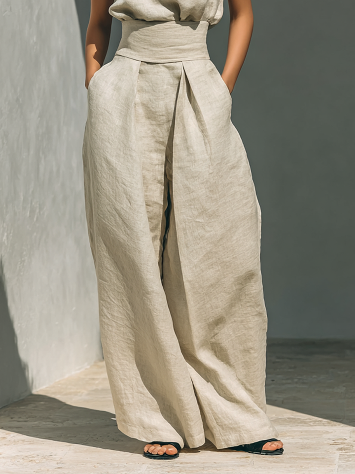 Ariana | Coordinato Elegante a Gamba Larga