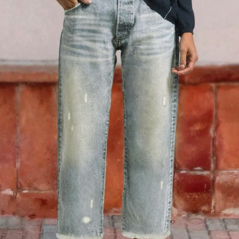 Aberjean™ | Jeans Cropped Dritti Retro