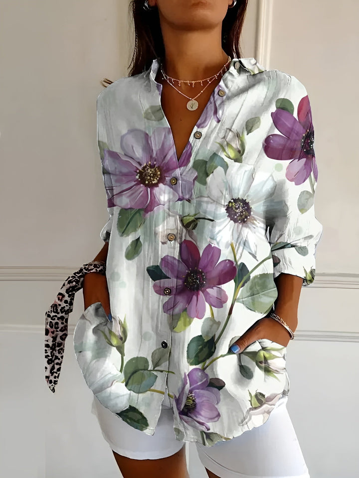 Avril™ | Blusa chic con stampe originali