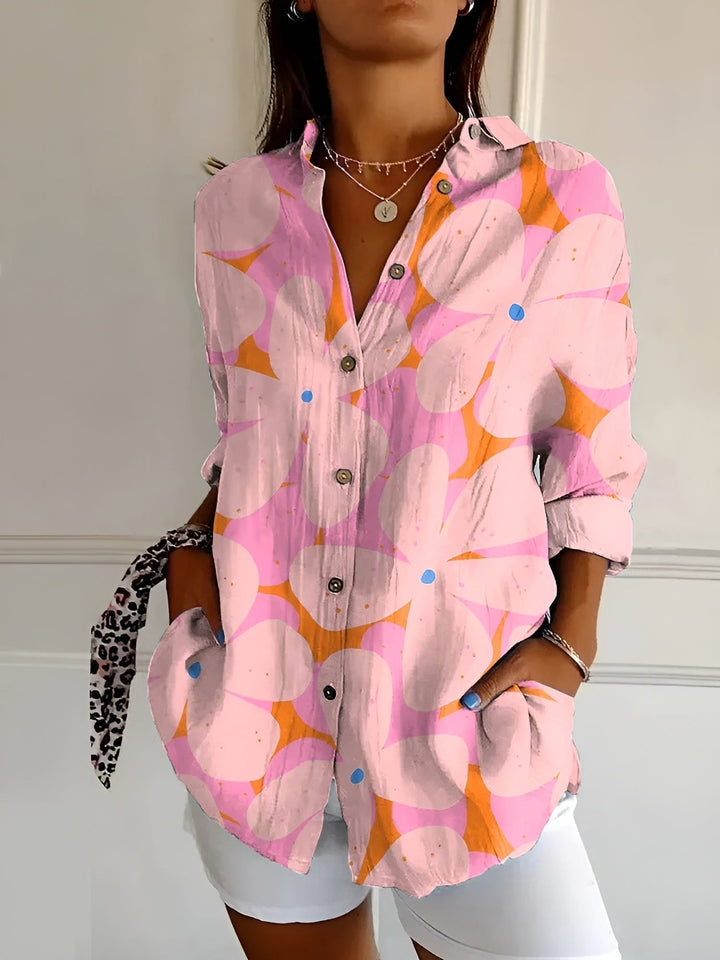 Avril™ | Blusa chic con stampe originali