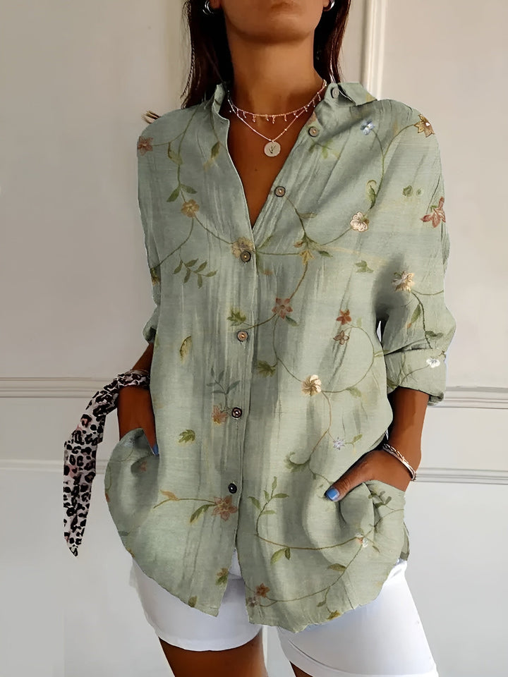 Avril™ | Blusa chic con stampe originali