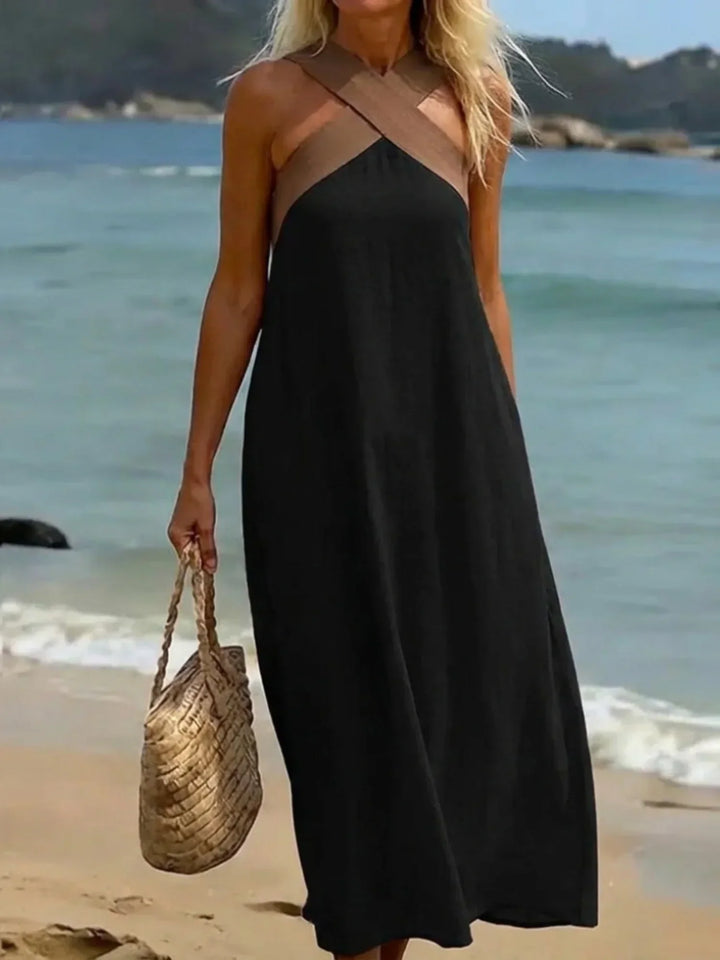 Quirine™ | Abito Maxi con Drappeggio