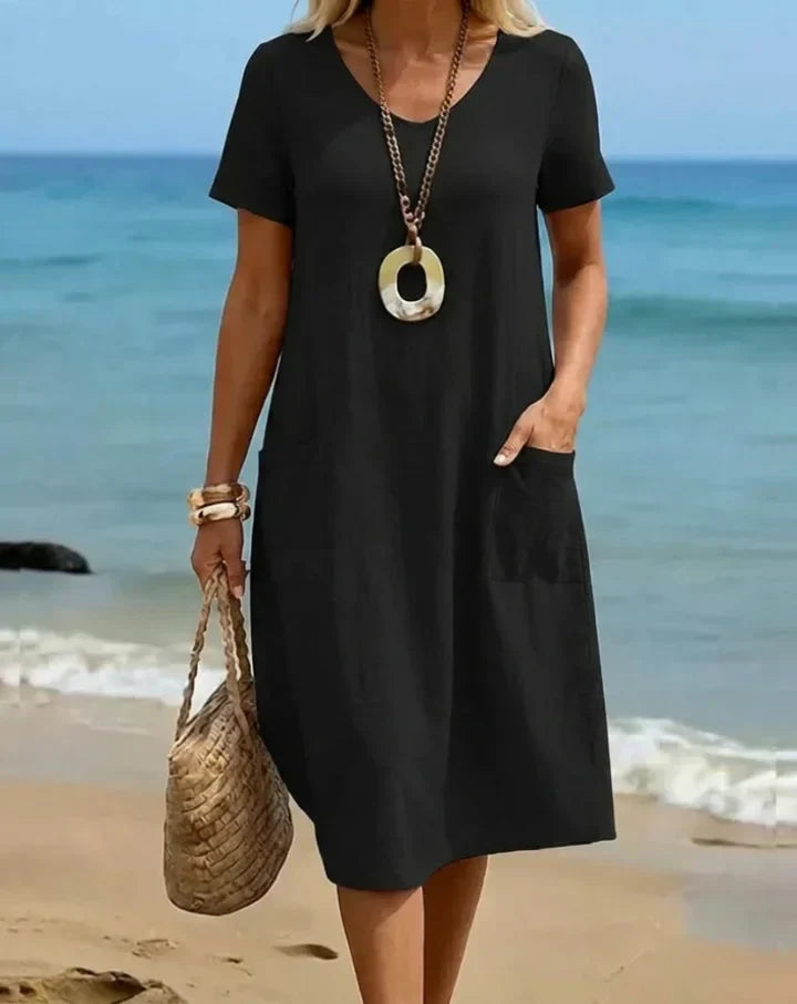 Oriane™ | Abito Maxi Casual Fluente